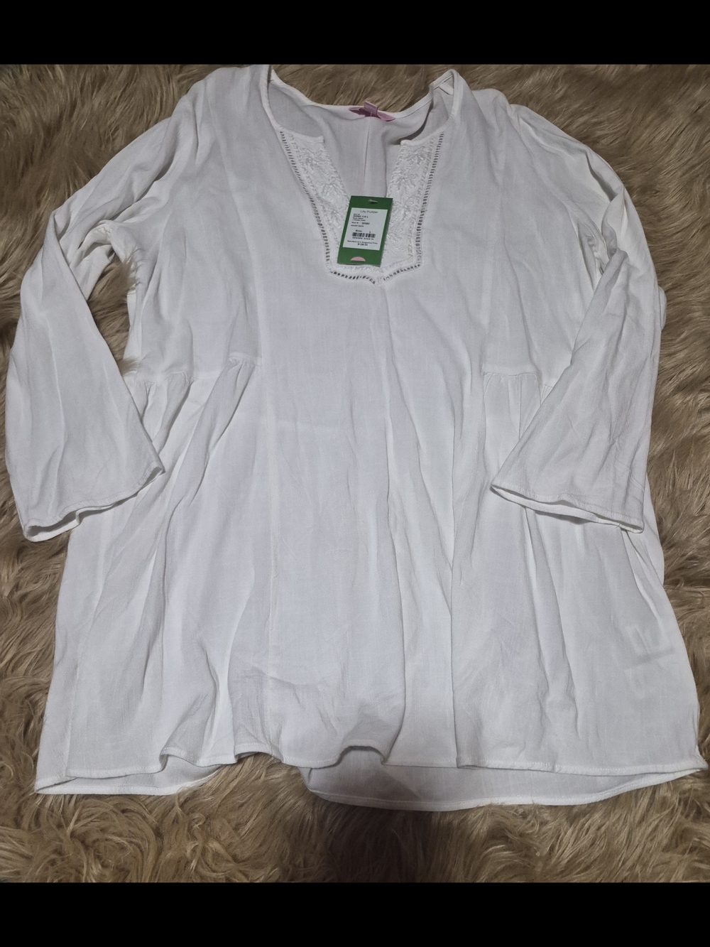Lilly Pulitzer Lyndsea Tunic Resort White